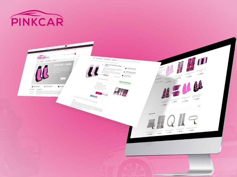 Pink Car Accessories Shop