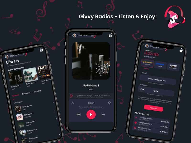 Givvy Radios – Listen & Enjoy!